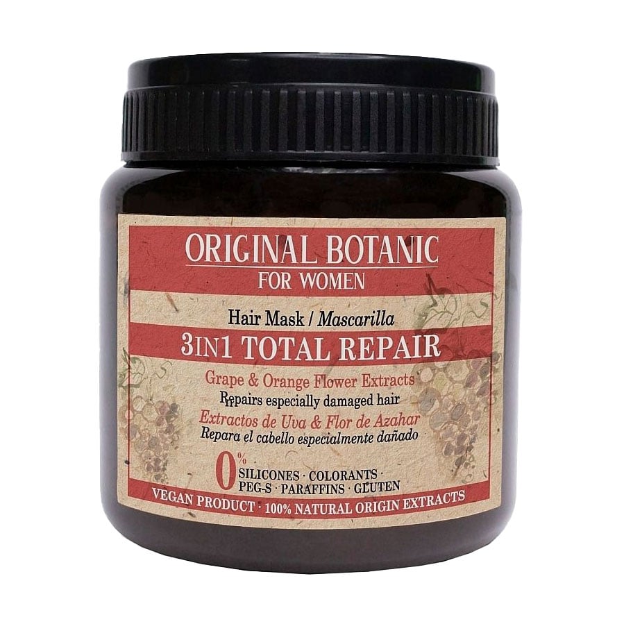 Відновлювальна маска 3 в 1 Original Botanic For Women 3 In 1 Total Repair Hair Mask для пошкодженого волосся, 250 мл